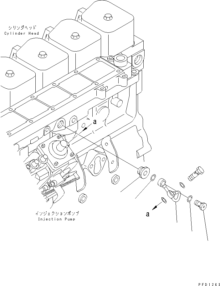 Схема запчастей Komatsu SA6D102E-1C-Z - ТРУБКА (ФОРСИР.)(№-99) ДВИГАТЕЛЬ