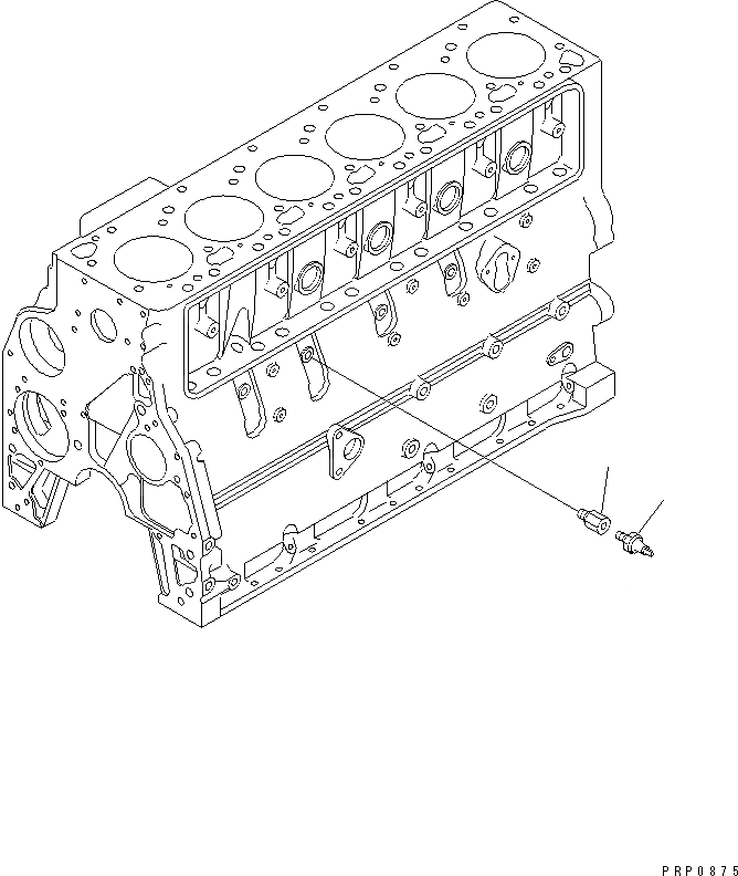 Схема запчастей Komatsu SA6D102E-1-GD - МАСЛ. PRESSURE ПЕРЕКЛЮЧАТЕЛЬ ДВИГАТЕЛЬ