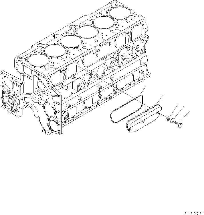 Схема запчастей Komatsu SA6D140E-3B-7 - КРЫШКА ТОЛКАТЕЛЕЙ КЛАПАНА (МОРОЗОУСТОЙЧИВ. СПЕЦИФИКАЦИЯ) ДВИГАТЕЛЬ