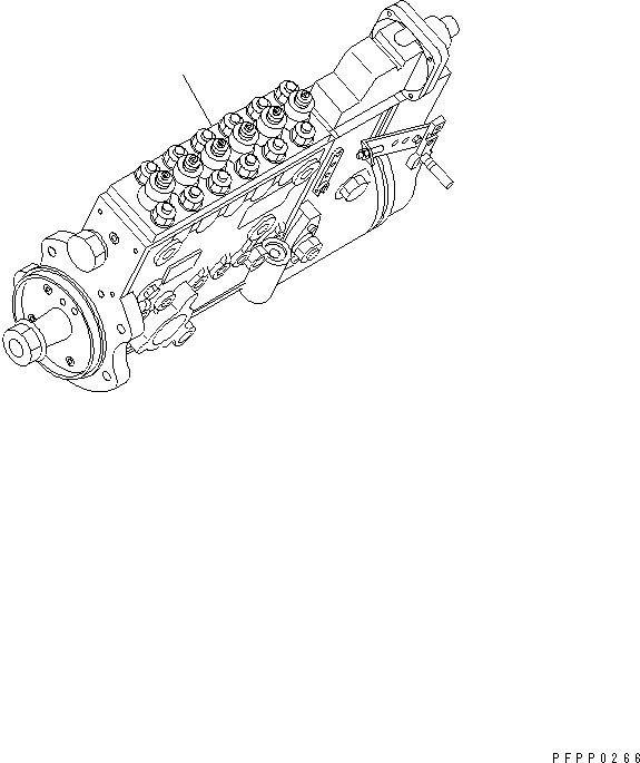 Схема запчастей Komatsu SA6D114E-1-GD - ТОПЛ. НАСОС ДВИГАТЕЛЬ