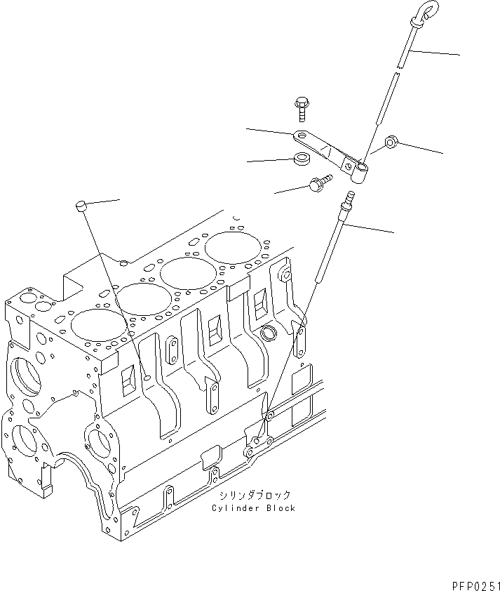 Схема запчастей Komatsu SA6D114E-1A-KU - МАСЛ. ЩУП ДВИГАТЕЛЬ