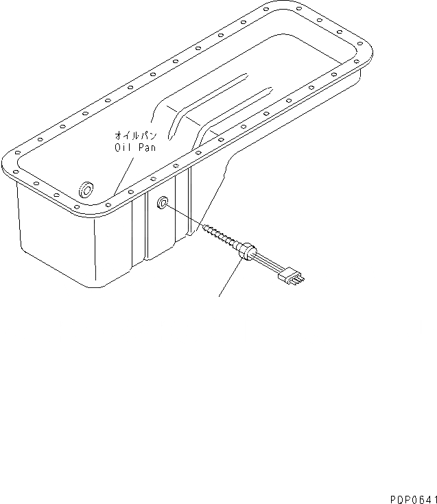 Схема запчастей Komatsu SA6D114-1AA - ДАТЧИК УР-НЯ МАСЛА ДВИГАТЕЛЬ