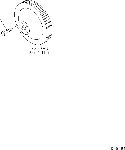 Схема запчастей Komatsu SA6D114-1AA - ШКИВ ВЕНТИЛЯТОРА БОЛТ ДВИГАТЕЛЬ