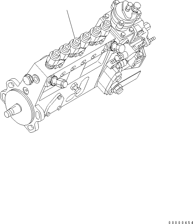 Схема запчастей Komatsu SA6D114E-2-KB - ТОПЛ. НАСОС ДВИГАТЕЛЬ