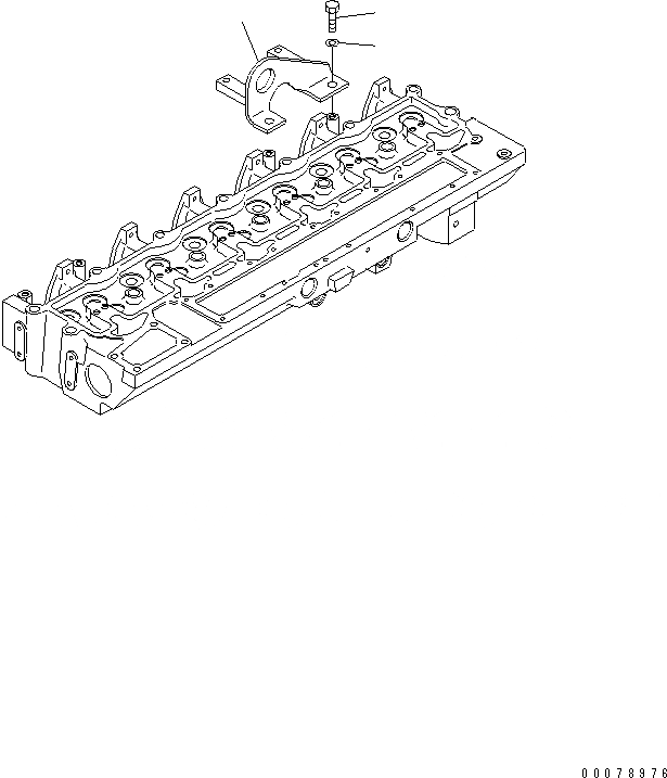 Схема запчастей Komatsu SA6D114E-2-TR - ПОДВЕСН. КРОНШТЕЙН ДВИГАТЕЛЬ