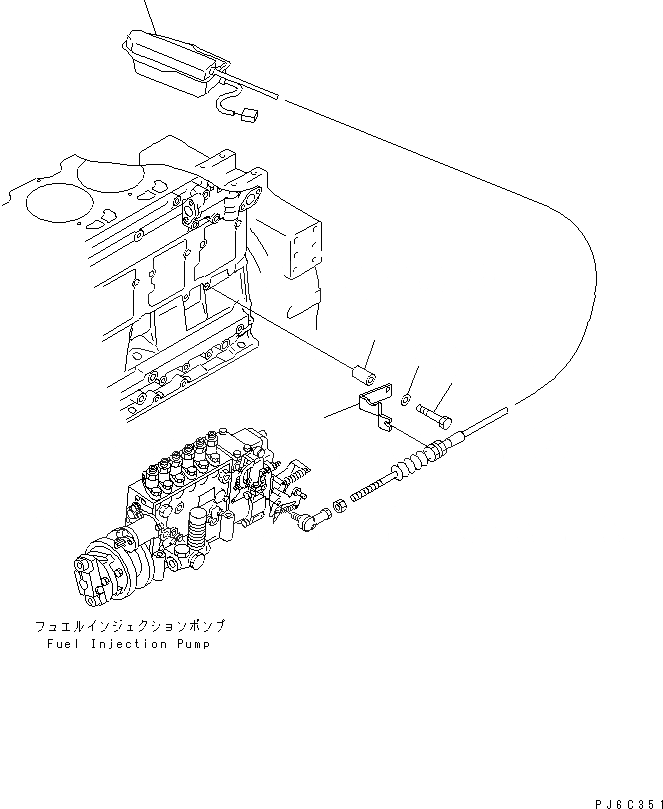 Схема запчастей Komatsu SA6D125E-2A-7 - СТОП МОТОР ДВИГАТЕЛЯ(№7-8) ДВИГАТЕЛЬ