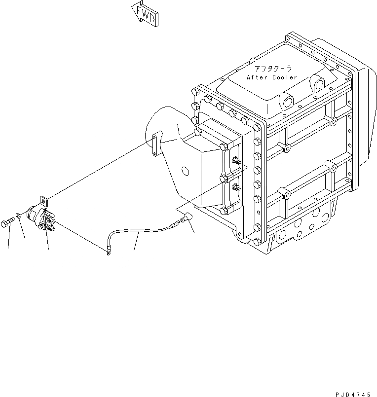 Схема запчастей Komatsu SA6D132-1MM - ВЫКЛЮЧАТЕЛЬ ПОДОГРЕВАТЕЛЯ ЭЛЕКТРОПРОВОДКА(№-) ДВИГАТЕЛЬ