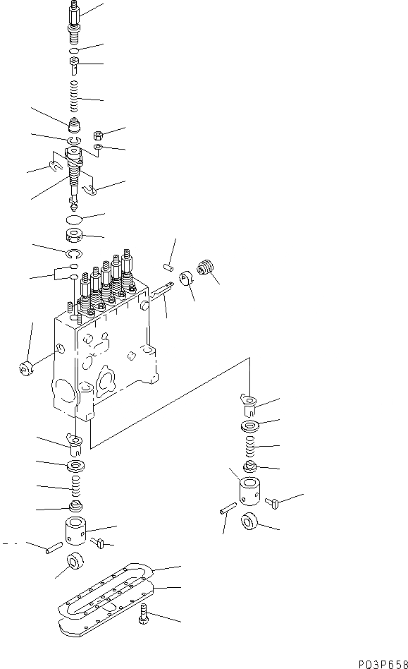 Схема запчастей Komatsu SA6D170-B-1J - ТОПЛ. НАСОС (НАСОС) (/) (МОРОЗОУСТОЙЧИВ. СПЕЦ-Я)(№-) ТОПЛИВН. СИСТЕМА