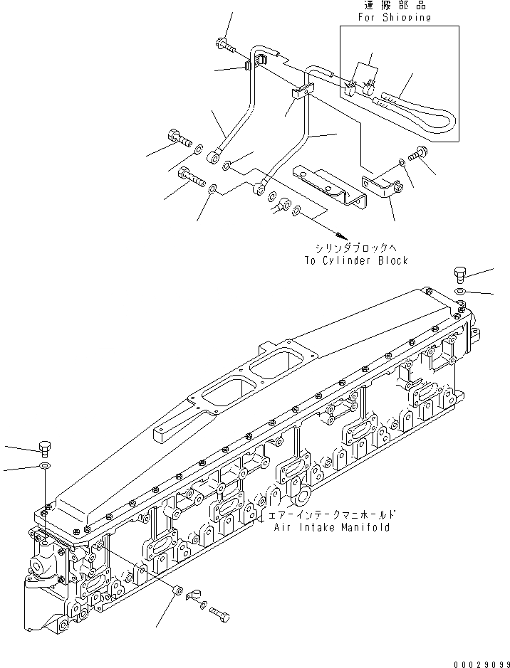 Схема запчастей Komatsu SA6D170E-3A-7 - АНТИКОРРОЗ. ЭЛЕМЕНТ (СПЕЦ-Я ДЛЯ ОЧ. ПЛОХ. ТОПЛИВА)(№-) ДВИГАТЕЛЬ