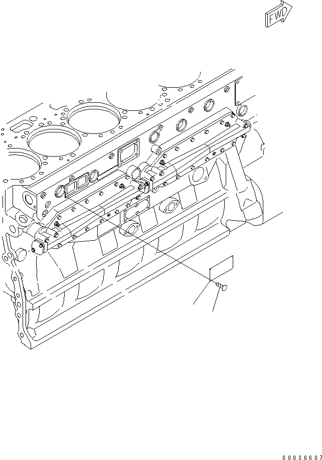 Схема запчастей Komatsu SA6D170E-3A-7 - ТАБЛИЧКИ ПЛАСТИНА(№-) ДВИГАТЕЛЬ