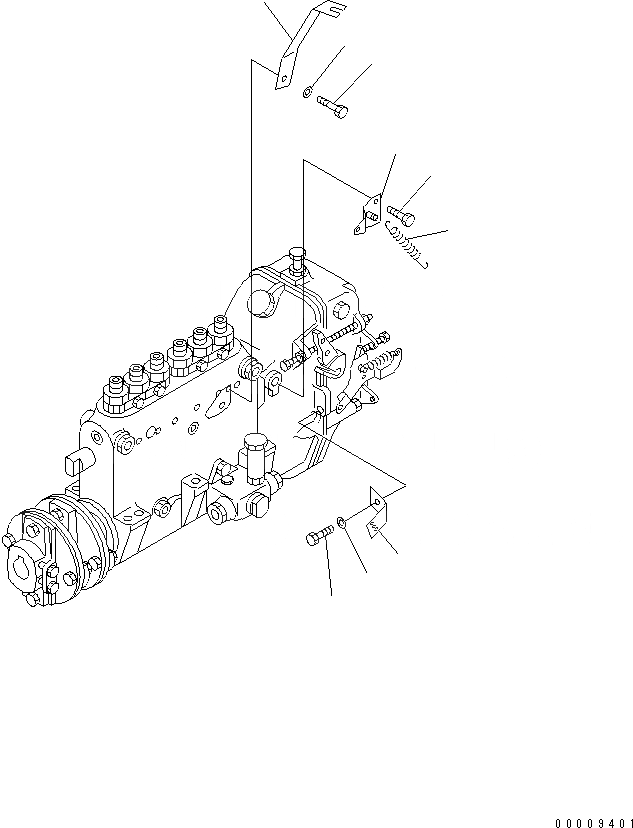 Схема запчастей Komatsu SA6D170-A-1T-7 - СТОП МОТОР ДВИГАТЕЛЯ МЕХАНИЗМ(№-) ДВИГАТЕЛЬ