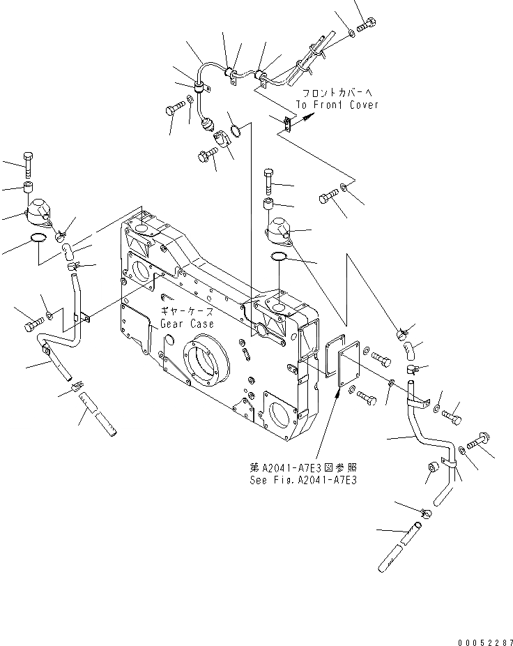 Схема запчастей Komatsu SAA12V140E-3A - САПУН И ДАТЧИК ПРОРЫВА ГАЗОВ ЭЛЕКТРОПРОВОДКА ДВИГАТЕЛЬ