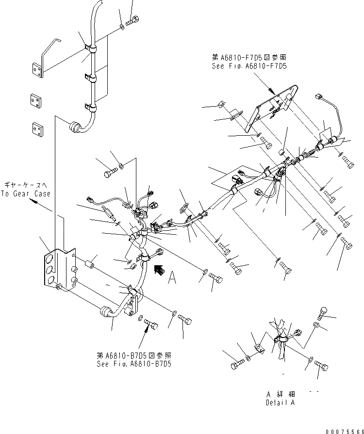 Схема запчастей Komatsu SAA12V140E-3A - ЭЛЕКТР. ЭЛЕКТРОПРОВОДКА (/) (EPA 2 REGULATION ARRANGEMENT)(№-) ДВИГАТЕЛЬ