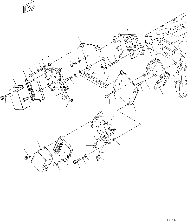 Схема запчастей Komatsu SAA12V140E-3B-02 - УПРАВЛЕНИЕ ПОДАЧ. ТОПЛИВА (EXTREMELY ПЛОХ. ТОПЛИВО И EPA 2 REGULATION СПЕЦ-Я.)(№-) ДВИГАТЕЛЬ