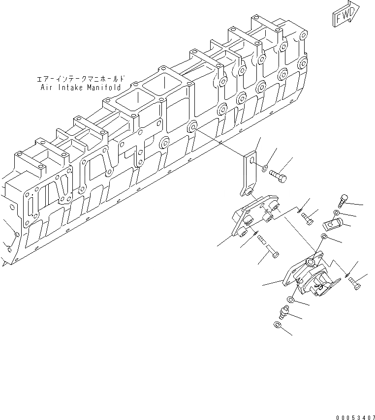 Схема запчастей Komatsu SAA12V140E-3C-02 - ТОПЛИВН. PОБОД КОЛЕСАING НАСОС (ПРАВ. ГРУПП.)(№-) ДВИГАТЕЛЬ