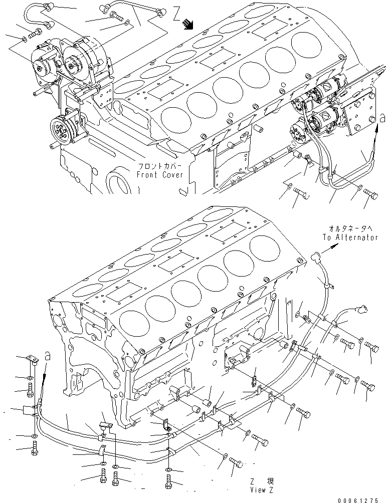 Схема запчастей Komatsu SAA12V140E-3C-02 - ГЕНЕРАТОР ЭЛЕКТРОПРОВОДКА (ПЛОХ. ТОПЛИВО ARRANGEMENT СПЕЦ-Я.)(№8-97) ДВИГАТЕЛЬ