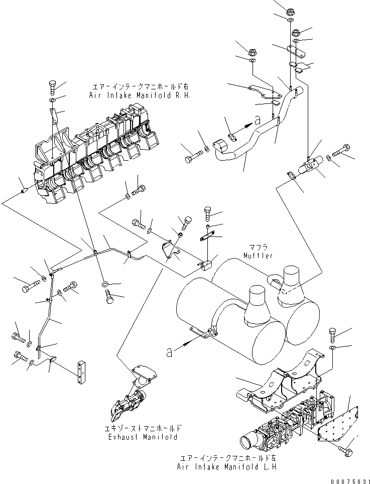 Схема запчастей Komatsu SAA12V140E-3E-02 - КРЕПЛЕНИЕ ГЛУШИТЕЛЯ КОРПУС¤ ДРЕНАЖН. ТРУБЫ (EXTREMELY BAD ТОПЛИВН. POOL ТОПЛИВН. ARRANGEMENT СПЕЦ-Я.) (ВОДН.+DUST)(№-) ДВИГАТЕЛЬ