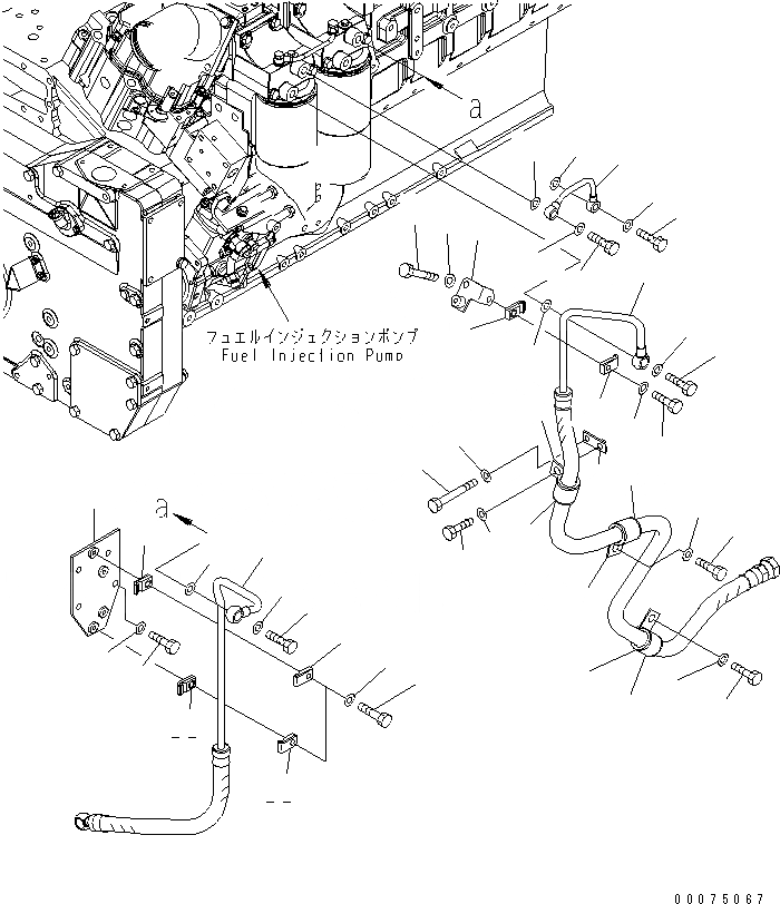 Схема запчастей Komatsu SAA12V140E-3E-02 - ТОПЛИВОПРОВОД. (ПРАВ. ГРУПП.) (EXTREMELY BAD ТОПЛИВН. И ПЛОХ. ТОПЛИВО ARRANGEMENT СПЕЦ-Я.) (ВОДН.+DUST)(№8-) ДВИГАТЕЛЬ