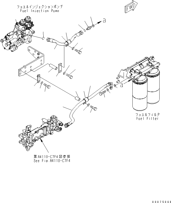 Схема запчастей Komatsu SAA12V140E-3E-02 - ТОПЛИВОПРОВОД. (ЛЕВ. ГРУПП.) (EXTREMELY BAD ТОПЛИВН. И ПЛОХ. ТОПЛИВО ARRANGEMENT СПЕЦ-Я.) (ВОДН.+DUST)(№8-) ДВИГАТЕЛЬ