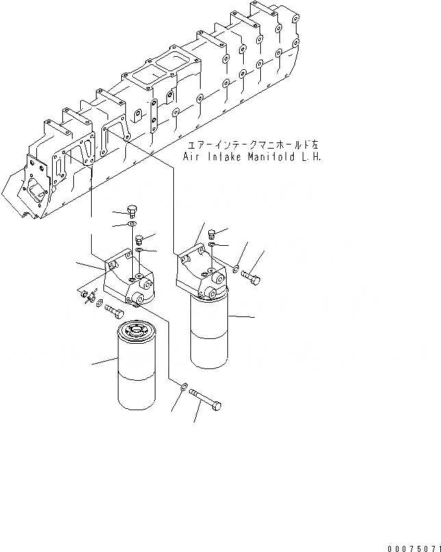 Схема запчастей Komatsu SAA12V140E-3D-02 - ТОПЛИВН. ФИЛЬТР. (ЛЕВ. ГРУПП.) (EXTREMELY BAD ТОПЛИВН. ARRANGE MENT СПЕЦ-Я.) (ВОДН.+DUST)(№8-) ДВИГАТЕЛЬ