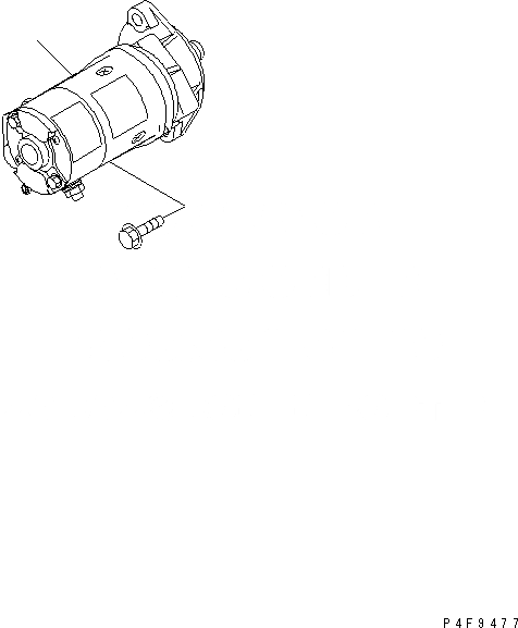 Схема запчастей Komatsu SAA4D95LE-5-DX - СТАРТЕР (.KW)(№-) ДВИГАТЕЛЬ