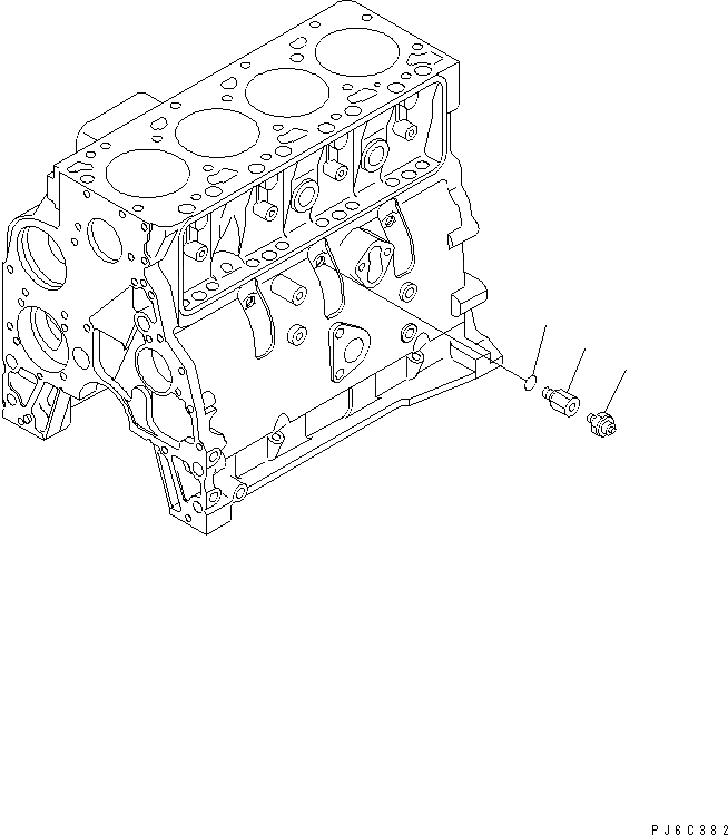 Схема запчастей Komatsu SAA4D102E-2E-4 - МАСЛ. PRESSURE ПЕРЕКЛЮЧАТЕЛЬ(№8-) ДВИГАТЕЛЬ