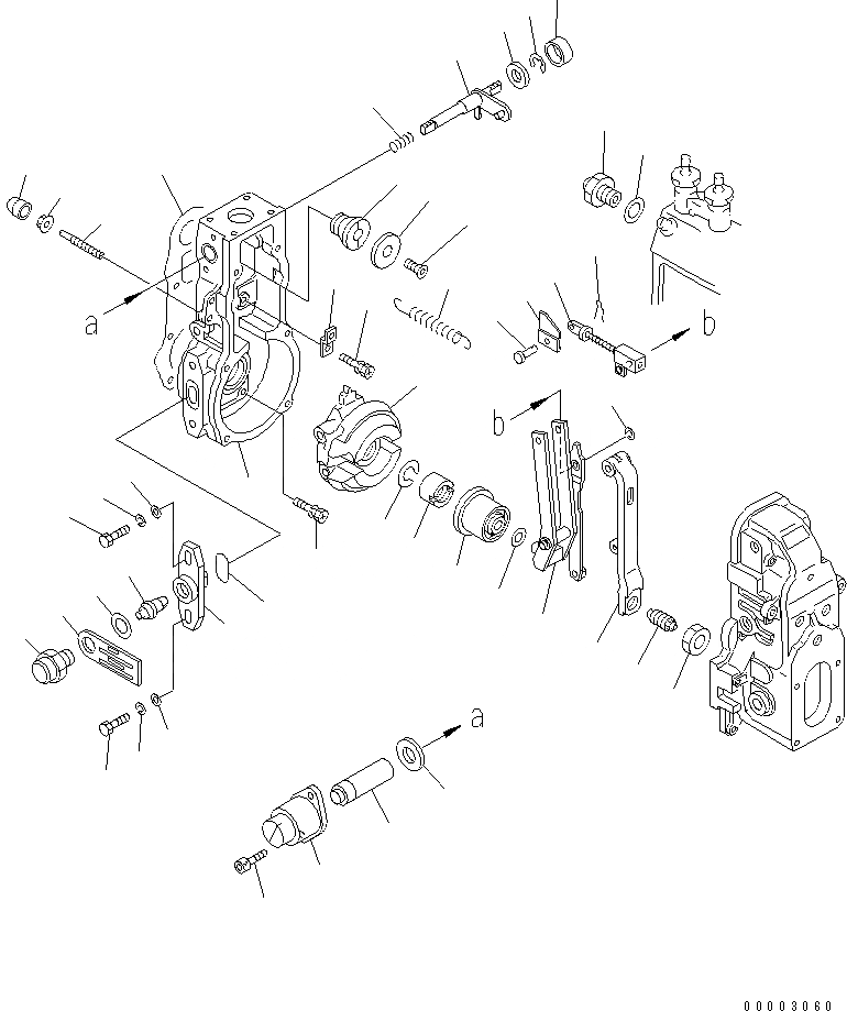 Схема запчастей Komatsu SAA4D102E-2E-4 - ТОПЛ. НАСОС (РЕГУЛЯТОР) (/) (ВНУТР. ЧАСТИ)(№8-) ДВИГАТЕЛЬ