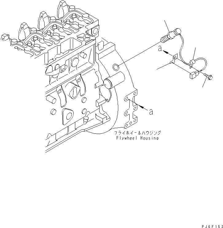 Схема запчастей Komatsu SAA4D102E-2E-PC - ДАТЧИК ВРАЩЕНИЯ ДВИГАТЕЛЬ
