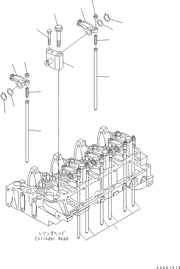 Схема запчастей Komatsu SAA4D102E-2E-4 - КОРОМЫСЛО ДВИГАТЕЛЬ