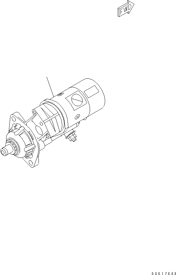 Схема запчастей Komatsu SAA4D102E-2B-5 - СТАРТЕР (.KW)(№7777-998) ДВИГАТЕЛЬ