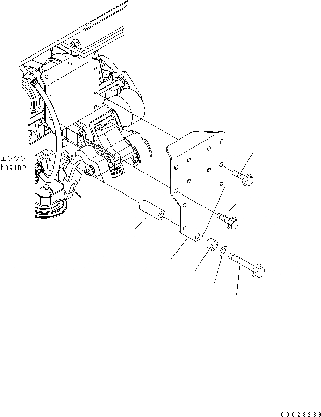 Схема запчастей Komatsu SAA4D102E-2G-4 - ТЕРМОЗАЩИТА(№87-) ДВИГАТЕЛЬ