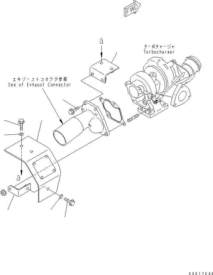 Схема запчастей Komatsu SAA4D95LE-3B-4A - ТЕРМОЗАЩИТА ДВИГАТЕЛЬ