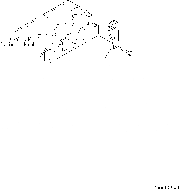 Схема запчастей Komatsu SAA4D95LE-3A-4W - ЗАДН. ПОДВЕСН. КРОНШТЕЙН(№-) ДВИГАТЕЛЬ