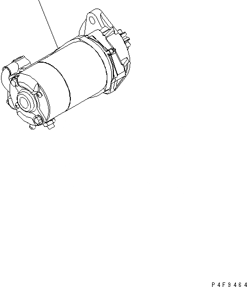 Схема запчастей Komatsu SAA4D95LE-5-CX - СТАРТЕР (.KW) ДВИГАТЕЛЬ