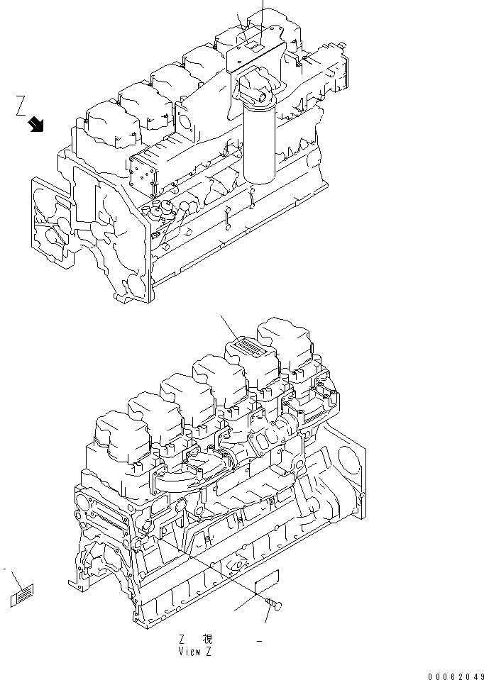 Схема запчастей Komatsu SAA6D140E-3A-8 - ТАБЛИЧКИ ПЛАСТИНА (ЯПОН.-АНГЛ.)(№8-8) ДВИГАТЕЛЬ