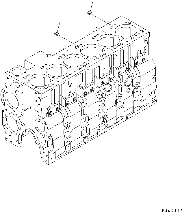 Схема запчастей Komatsu SAA6D114E-2AA - ЗАГЛУШКА (АНТИКОРРОЗ. ЭЛЕМЕНТ) ДВИГАТЕЛЬ