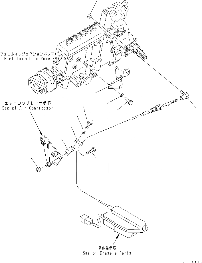 Схема запчастей Komatsu SAA6D140E-2A-8 - СТОП МОТОР ДВИГАТЕЛЯ КРЕПЛЕНИЕ(№79-) ДВИГАТЕЛЬ