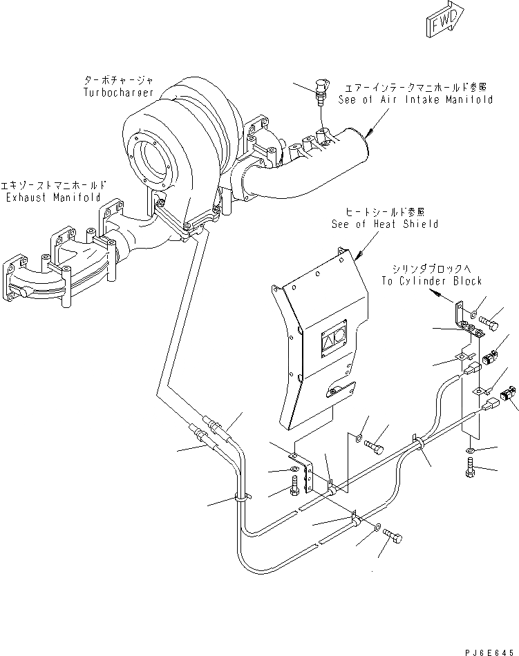 Схема запчастей Komatsu SAA6D170E-3F-8 - PM-CLINIC(№9-) ДВИГАТЕЛЬ