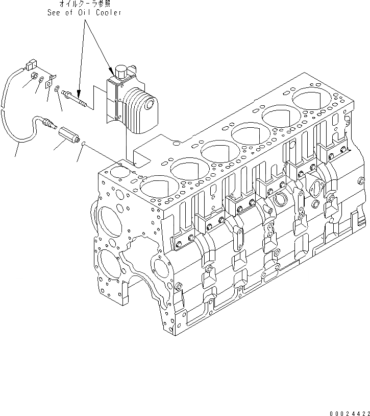 Схема запчастей Komatsu SAA6D114E-2AA-VH - ДАТЧИК ТЕМПЕРАТУРЫ ВОДЫ (С КОМПРЕССОР)(№89-) ДВИГАТЕЛЬ