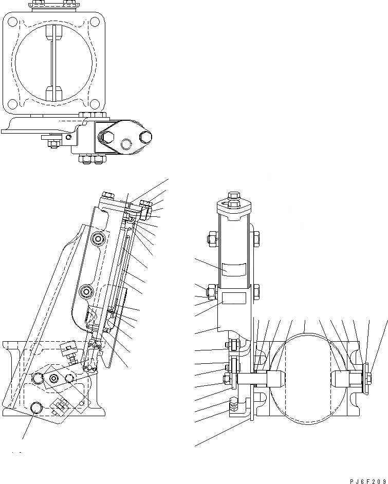 Схема запчастей Komatsu SAA6D170E-2A - ГОРНЫЙ ТОРМОЗ (ВНУТР. ЧАСТИ)(№789-8978) ДВИГАТЕЛЬ