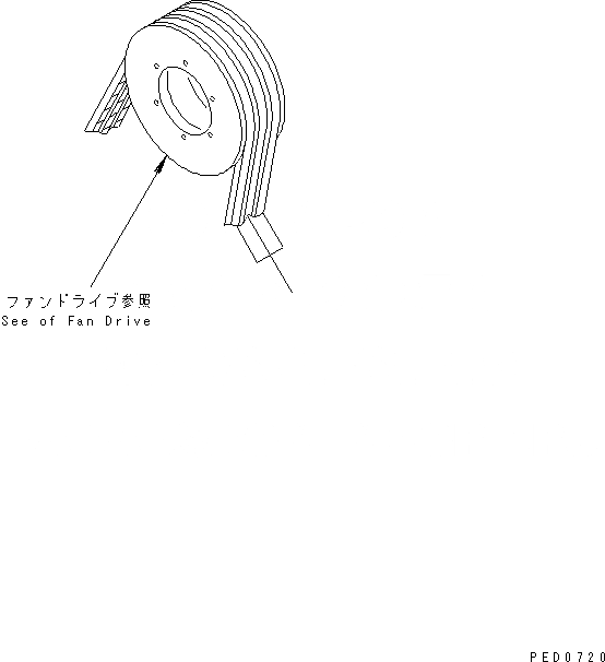 Схема запчастей Komatsu SAA6D170E-2D - РЕМЕНЬ ВЕНТИЛЯТОРА (E.C. REGURATION)(№79-) ДВИГАТЕЛЬ