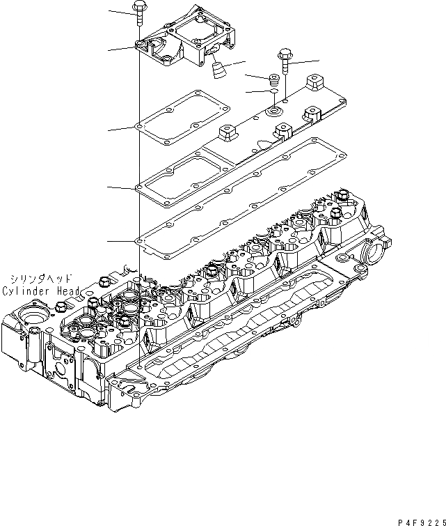 Схема запчастей Komatsu SAA6D107E-1 - ВПУСК ВОЗДУХА COVER ДВИГАТЕЛЬ