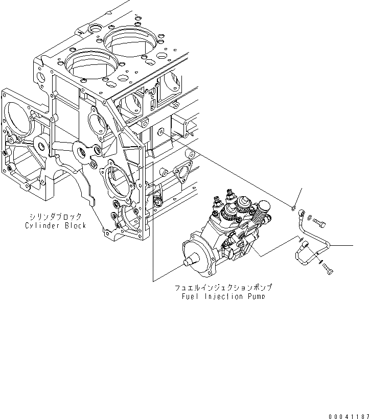 Схема запчастей Komatsu SAA6D140E-5F-K - ТОПЛИВН. НАСОС СМАЗКА(№-) ДВИГАТЕЛЬ