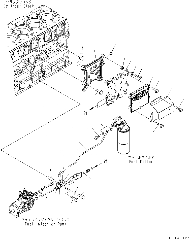 Схема запчастей Komatsu SAA6D140E-5F-K - ТОПЛИВН. ВПРЫСК КОНТРОЛЛЕР(№-) ДВИГАТЕЛЬ