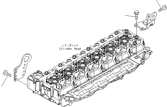 Схема запчастей Komatsu SAA6D107E-1C-WK - ПОДЪЕМ КРЕПЛЕНИЕ AA ДВИГАТЕЛЬ