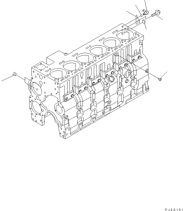 Схема запчастей Komatsu SAA6D114E-2B - КАБИНА ГИДР. ПРОВОД. ОБОГРЕВАТЕЛЯ(№87-) ДВИГАТЕЛЬ