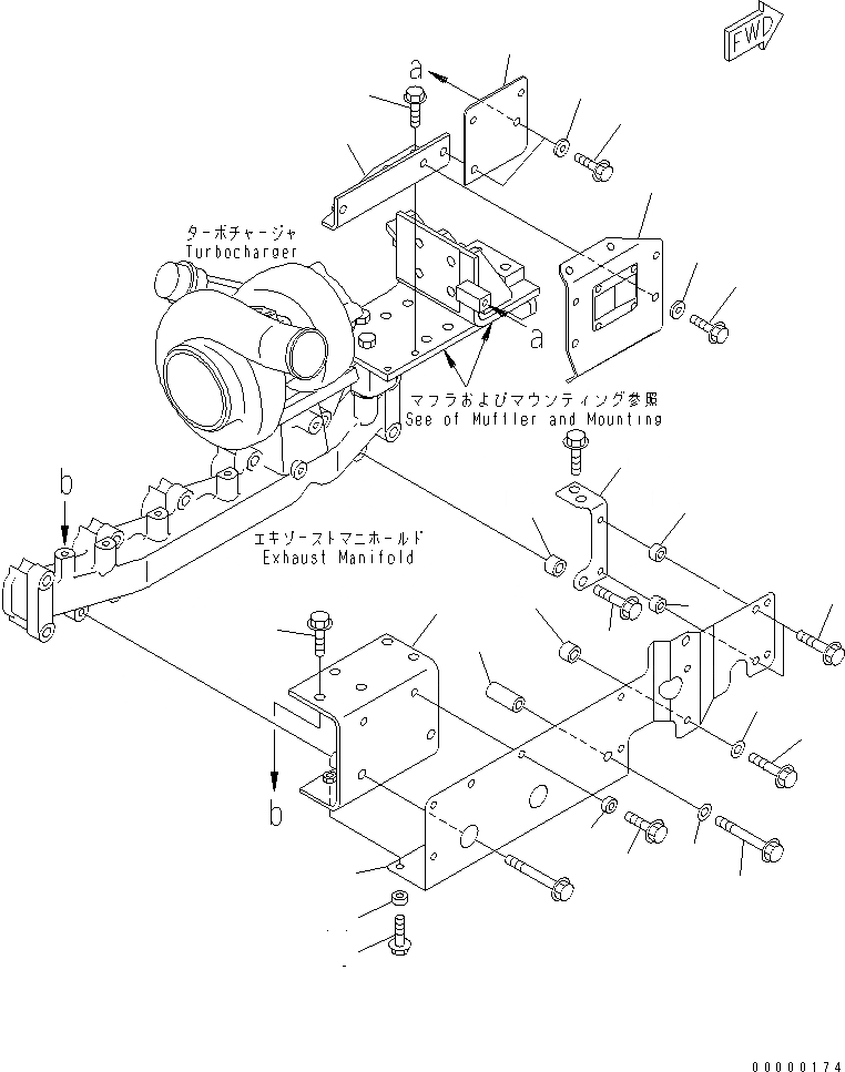 Схема запчастей Komatsu SAA6D102E-2L-8 - ТЕРМОЗАЩИТА (ДЛЯ ЯПОН.)(№8-) ДВИГАТЕЛЬ