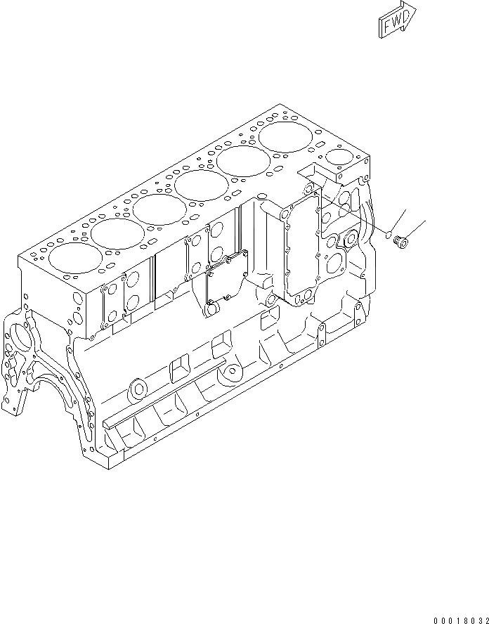 Схема запчастей Komatsu SAA6D114E-2CC-8W - ДАТЧИК ТЕМПЕРАТУРЫ ВОДЫ(№89-89) ДВИГАТЕЛЬ