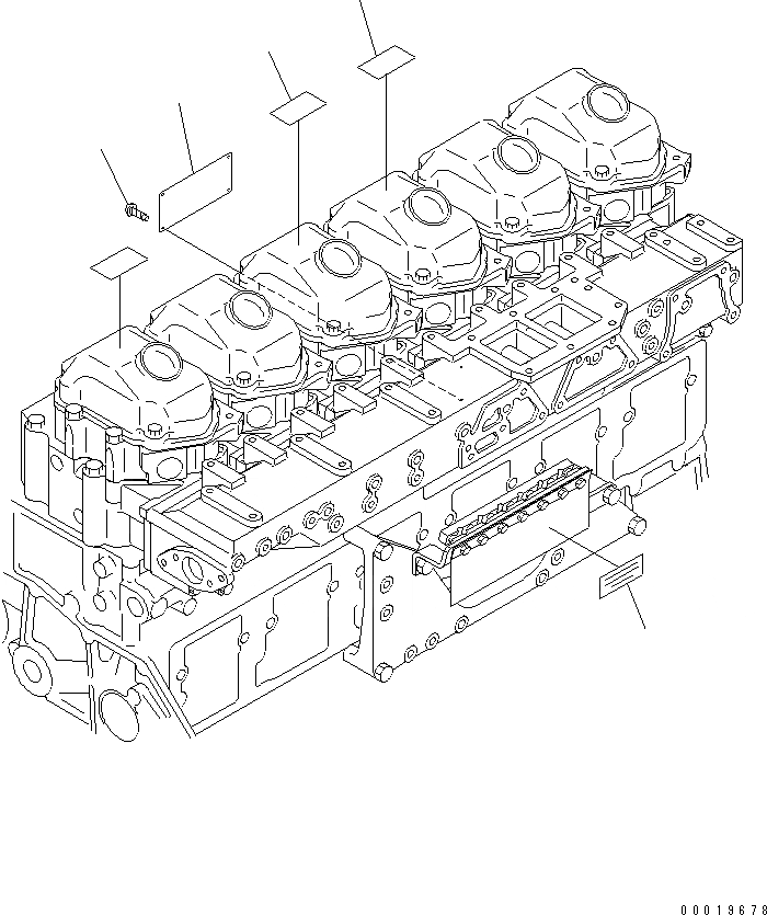 Схема запчастей Komatsu SAA6D125E-3L-8A - ТАБЛИЧКИ (АНГЛ.)(№977-) ДВИГАТЕЛЬ