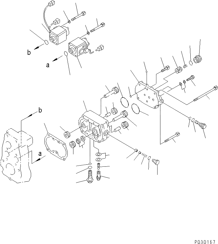 Схема запчастей Komatsu SAA6D170E-2D-8 - ТОПЛ. НАСОС (РЕГУЛЯТОР)(/) (EC REGULATION) (ВНУТР. ЧАСТИ)(№89-) ДВИГАТЕЛЬ